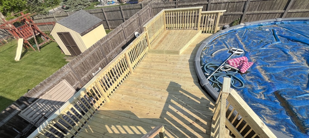Deck rebuild service performed in vernon hills il